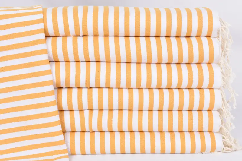 Turkish Towel Hand Towel, Christmas Favors, Small Bath Towels, Bridal Shower Gift, Personalized Gift, Towel With Name, 40x18 Cotton Striped Towel - 1