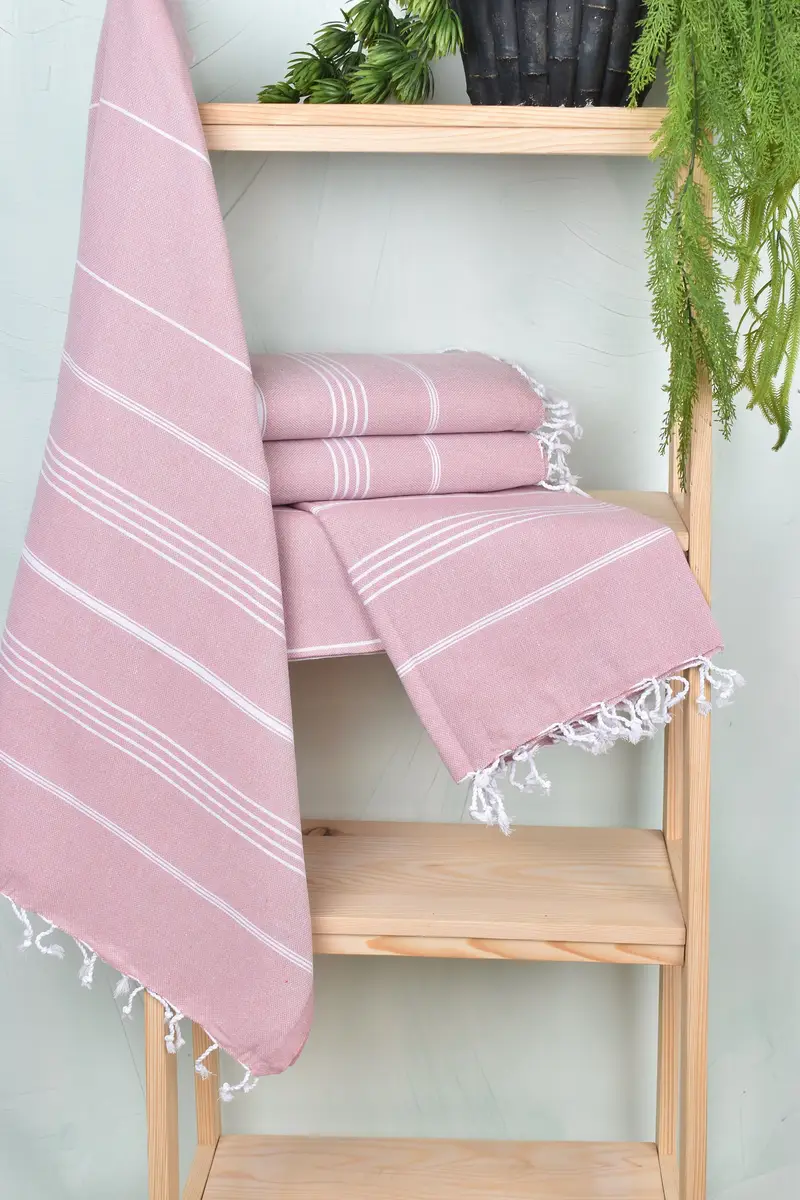 Handmade Gift, Xmas Gifts, Bachelorette Party Gifts, 70x40 Cotton Striped Towel, Quick-dry peshtemal, Bachelor Towel, Travel Towel, Summer Towel - 6