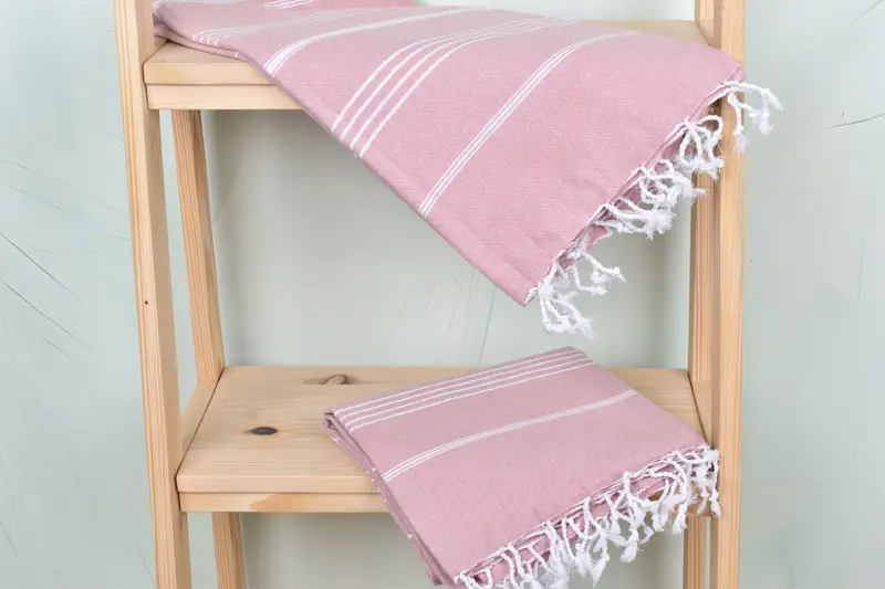 Handmade Gift, Xmas Gifts, Bachelorette Party Gifts, 70x40 Cotton Striped Towel, Quick-dry peshtemal, Bachelor Towel, Travel Towel, Summer Towel - 5