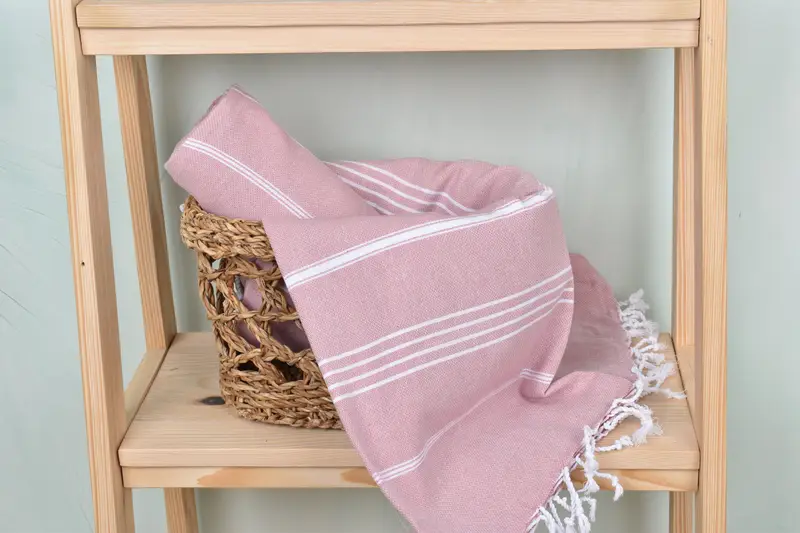 Handmade Gift, Xmas Gifts, Bachelorette Party Gifts, 70x40 Cotton Striped Towel, Quick-dry peshtemal, Bachelor Towel, Travel Towel, Summer Towel - 4