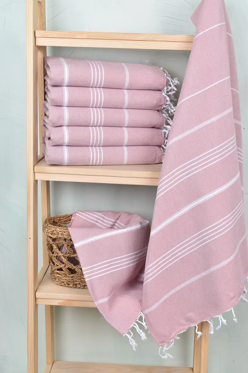 Handmade Gift, Xmas Gifts, Bachelorette Party Gifts, 70x40 Cotton Striped Towel, Quick-dry peshtemal, Bachelor Towel, Travel Towel, Summer Towel - 3