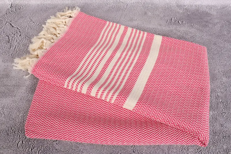 Holiday Towel, Yoga Towel, Gift Towel, 70x40 Cotton Striped Towel, Gifts For Him, Custom Gift, Custom Wedding Gift, Handwoven Turkish bath towel - 6