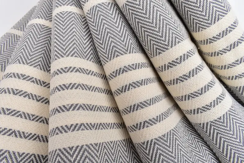 Personalized Hand Towel, Bridesmaid Gifts, Bachelorette Party Gifts, Small Bath Towels, 40x20 Cotton Striped Towel, Gift For Him, Handmade Gift - 5