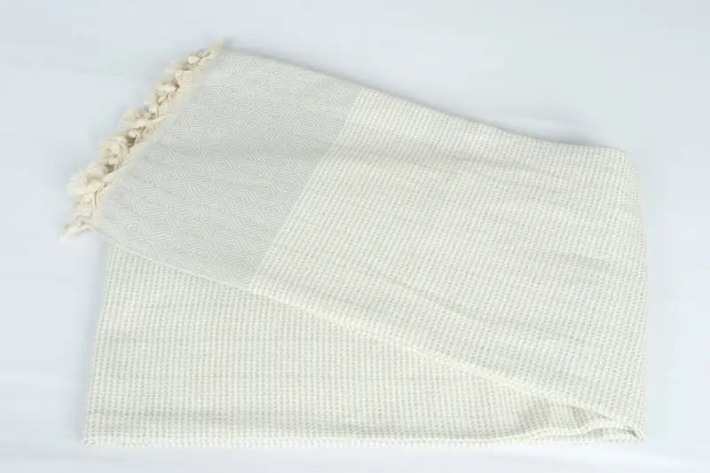 Beach Theme Wedding Gift, Thanksgiving Tablecloth, 80x70 Cotton Diamond Towel, Custom Wedding Gifts, Throw Blanket, Gift For Him, Housewarming Gift - 6