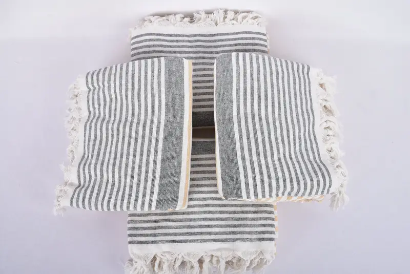 Custom Wedding Gift, Oversized Beach Towel, Unique Gift, Bachelor Gifts, Bachelorette Party Favors, 68x40 Cotton Striped Terry Towel, Organic Towel - 6