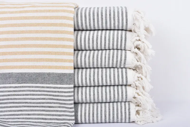 Custom Wedding Gift, Oversized Beach Towel, Unique Gift, Bachelor Gifts, Bachelorette Party Favors, 68x40 Cotton Striped Terry Towel, Organic Towel - 1