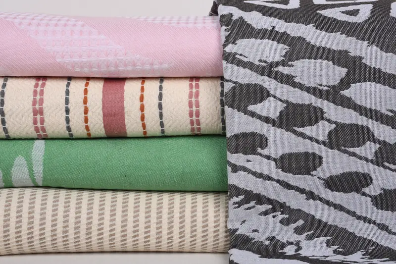 Personalized Gifts, Housewarming Gift, 80x60 Cotton Set of 5 Towel, Turkish Blanket, Turkish Bedspread, Organic Beach Blanket, Unique Gift - 2