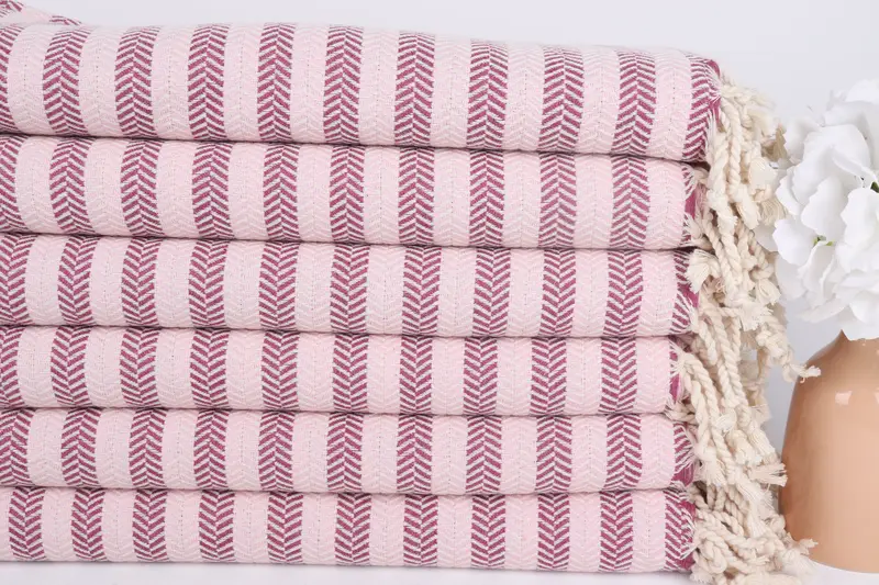 70x40 Cotton Herringbone Towel, Sand-free towel, Scarf Towel, Handmade Gift, Bridal Shower Gifts, Custom Wedding Gift, Oversized Beach Towel - 3