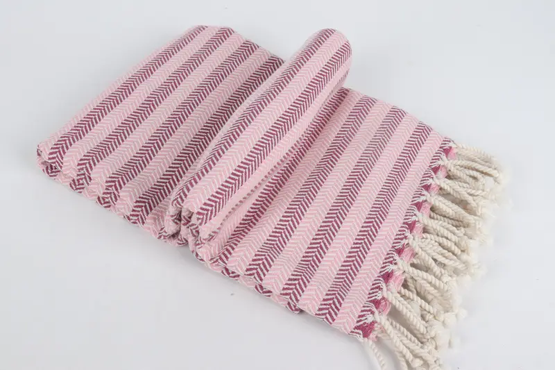 70x40 Cotton Herringbone Towel, Sand-free towel, Scarf Towel, Handmade Gift, Bridal Shower Gifts, Custom Wedding Gift, Oversized Beach Towel - 6