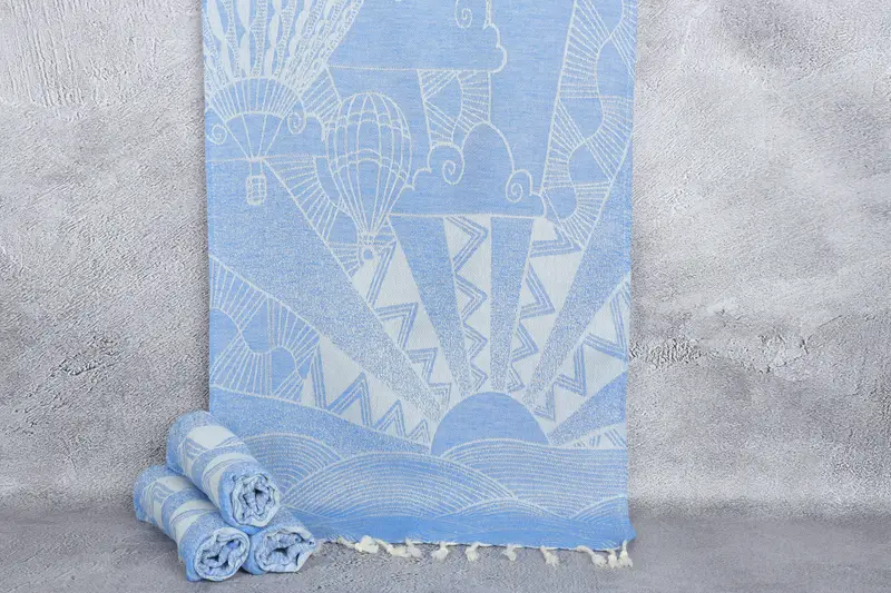 Custom Hand Towel, Beach Theme Wedding Gift, Bridesmaid Gifts, Personalized Hand Towel, Wedding For Favor, 36x18 Cotton Striped Design Towel - 1