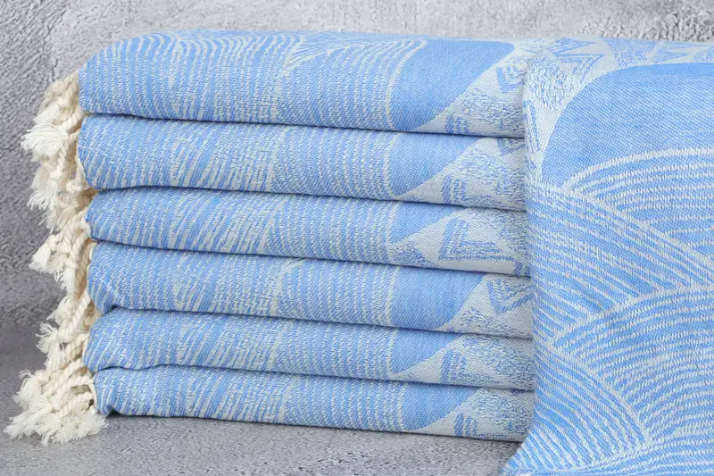 Custom Hand Towel, Beach Theme Wedding Gift, Bridesmaid Gifts, Personalized Hand Towel, Wedding For Favor, 36x18 Cotton Striped Design Towel - 2