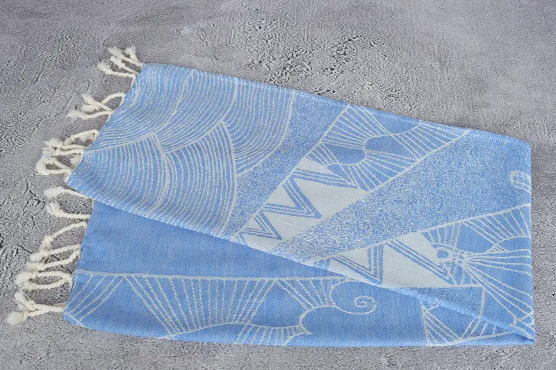 Custom Hand Towel, Beach Theme Wedding Gift, Bridesmaid Gifts, Personalized Hand Towel, Wedding For Favor, 36x18 Cotton Striped Design Towel - 7