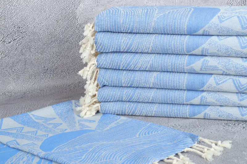 Custom Hand Towel, Beach Theme Wedding Gift, Bridesmaid Gifts, Personalized Hand Towel, Wedding For Favor, 36x18 Cotton Striped Design Towel - 3