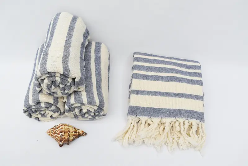 Bridal Shower Gift, Summer Towel, Bachelor Party Favors, Best Friend Gift Ideas, Custom Towel, Custom Wedding Gift, 70x34 Cotton Striped Towel - 8