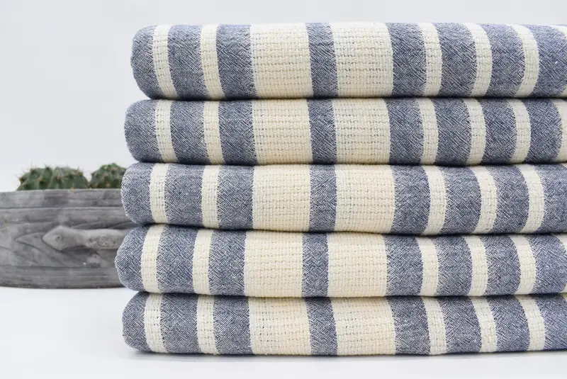 Bridal Shower Gift, Summer Towel, Bachelor Party Favors, Best Friend Gift Ideas, Custom Towel, Custom Wedding Gift, 70x34 Cotton Striped Towel - 2