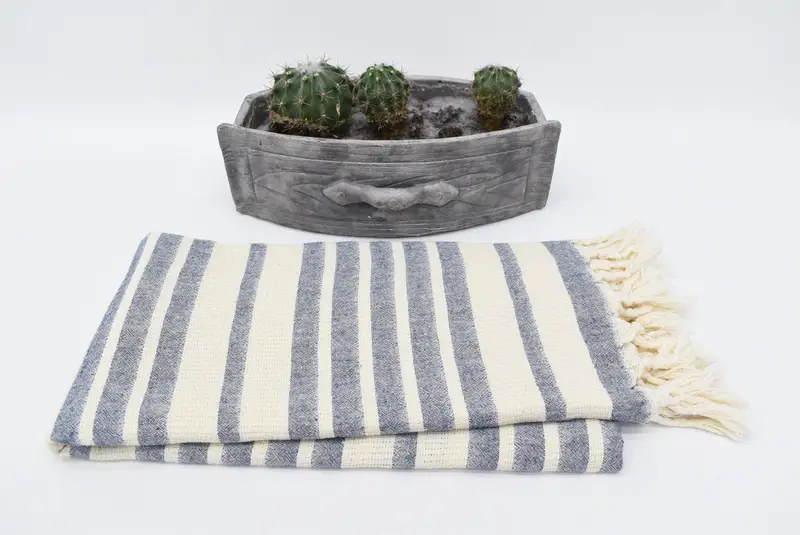 Bridal Shower Gift, Summer Towel, Bachelor Party Favors, Best Friend Gift Ideas, Custom Towel, Custom Wedding Gift, 70x34 Cotton Striped Towel - 3