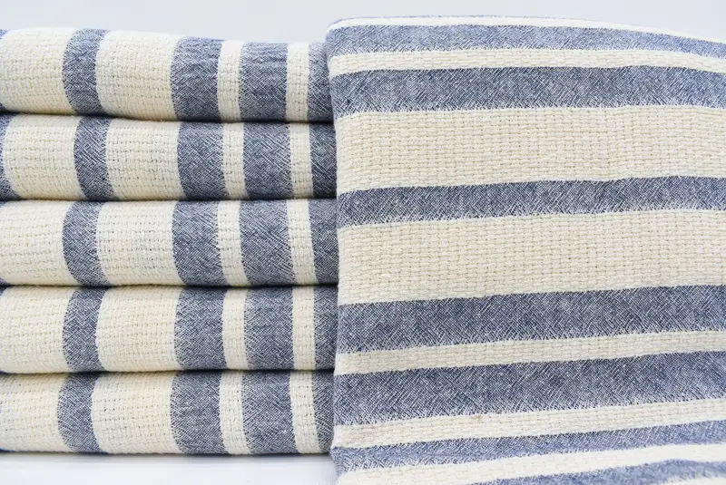 Bridal Shower Gift, Summer Towel, Bachelor Party Favors, Best Friend Gift Ideas, Custom Towel, Custom Wedding Gift, 70x34 Cotton Striped Towel - 1
