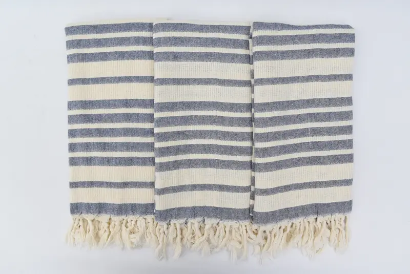 Bridal Shower Gift, Summer Towel, Bachelor Party Favors, Best Friend Gift Ideas, Custom Towel, Custom Wedding Gift, 70x34 Cotton Striped Towel - 6