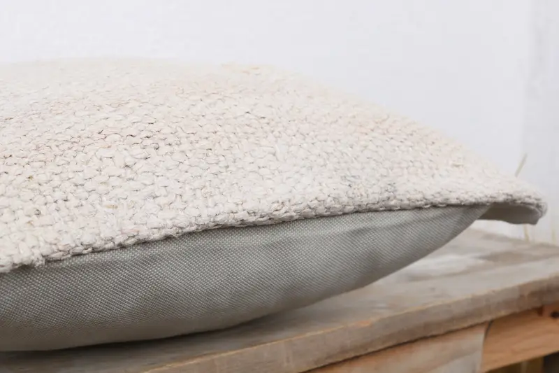 Home Decor Pillow, Indoor Cushion, Cushion, 14x14 White Pillow Cover, Pillow for Couch, Office Chair Pillow, Interior Designer Pillow - 6