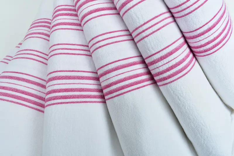 Housewarming Gift, Turkish hand towel, Beach Theme Bachelorette Party Gifts, 70x40 Cotton Striped Terry Towel, Fouta towel, Maid Of Honor Gift - 5