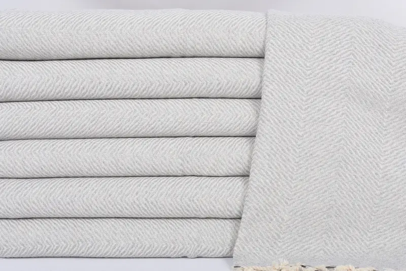 Organic Tea Towel, 40x20 Cotton Chevron Towel, Bachelorette Favor, Home Decor Gifts, Bridesmaid Gifts, Personalized Hand Towel, Small Bath Towels - 2