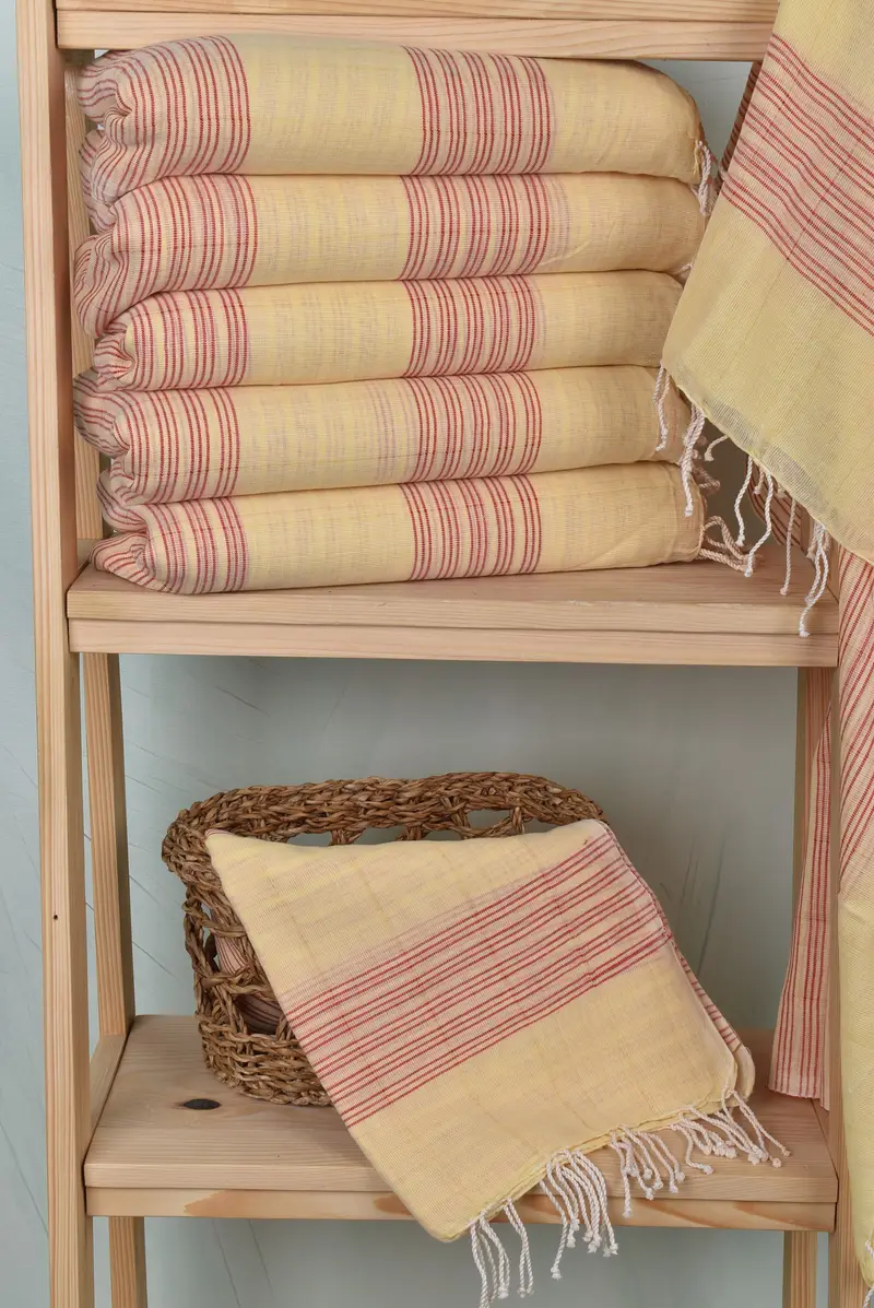 70x40 Cotton Striped Towel, Gym Towel, Lightweight towel, Quick-Dry Beach Towel, Lightweight Turkish towel, Girl Trip Party Favor, Bridesmaid Favors - 3