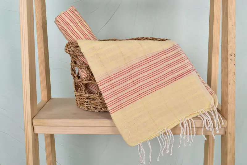 70x40 Cotton Striped Towel, Gym Towel, Lightweight towel, Quick-Dry Beach Towel, Lightweight Turkish towel, Girl Trip Party Favor, Bridesmaid Favors - 4