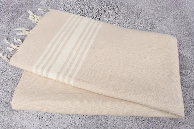 Best Friend Gift, Bachelor Party Favors, 64x36 Cotton Striped Towel, Wedding Anniversary Gift, Bridal Shower Favors, Monogrammed Beach Towel - 6
