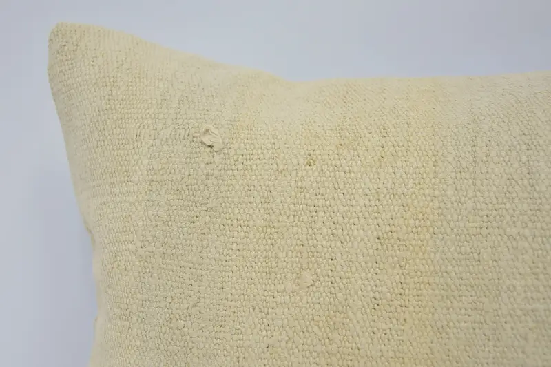 Pillow for Couch, 12x20 Beige Cushion Case, Cushion, Tapestry Pillow Cover, Ethnic Throw Pillow Cover, Handmade Kilim Cushion, Vintage Pillow - 2