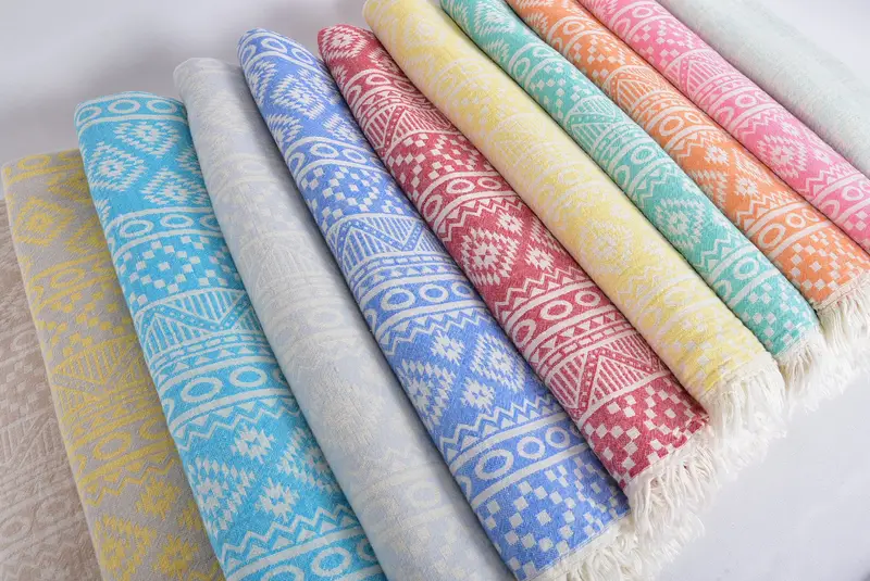 68x36 Cotton Geometric Towel, Maid Of Honor Gift, Personalized Beach Towel, Kids Beach Towel, Bachelor Bachelorette Party Favors, Best Friend Gift - 6