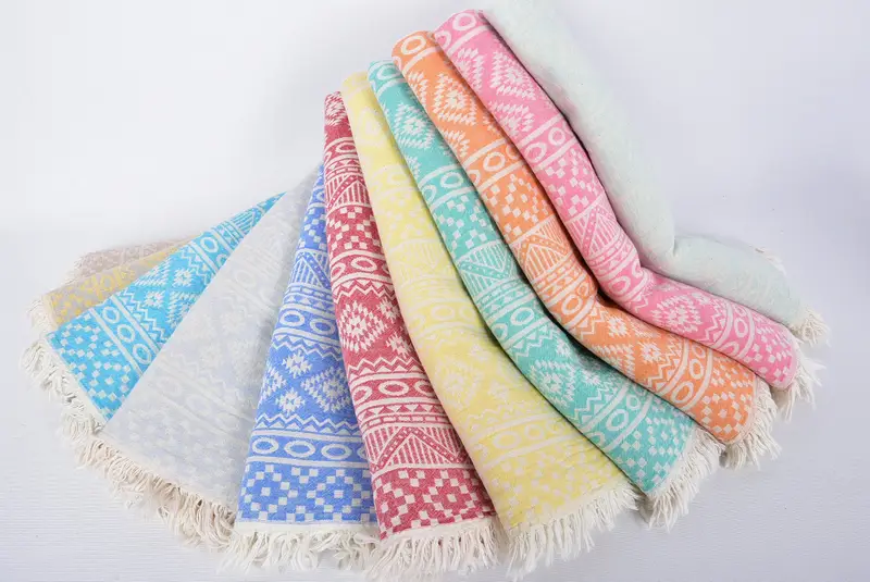 68x36 Cotton Geometric Towel, Maid Of Honor Gift, Personalized Beach Towel, Kids Beach Towel, Bachelor Bachelorette Party Favors, Best Friend Gift - 4