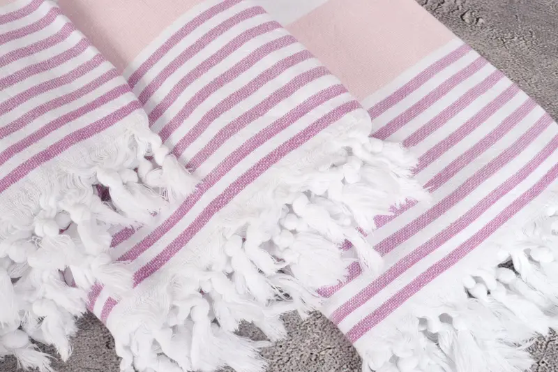 Yoga Towel, Personalized Towel, Wedding Gift Ideas, Home Decor Gifts, Sand-resistant towel, Turkish Bath Towel USA, 68x36 Cotton Striped Terry Towel - 5