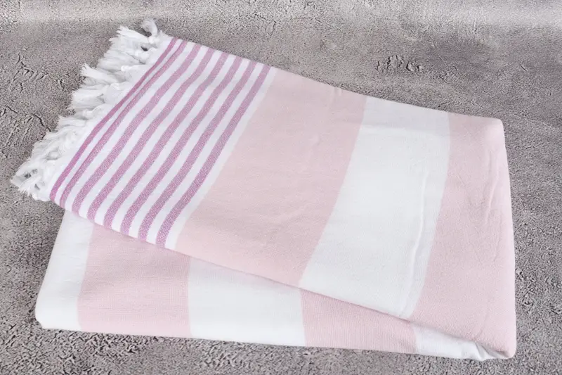 Yoga Towel, Personalized Towel, Wedding Gift Ideas, Home Decor Gifts, Sand-resistant towel, Turkish Bath Towel USA, 68x36 Cotton Striped Terry Towel - 6