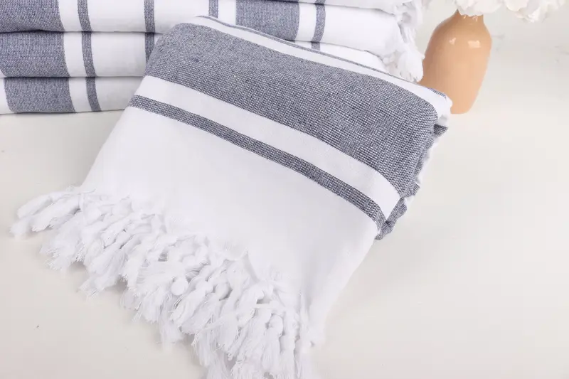 Baby Boy Gift, Bachelorette Favors Beach, Personalized Wedding Gift, Summer Gift, Bachelorette Party Decorations, 68x36 Cotton Striped Terry Towel - 4