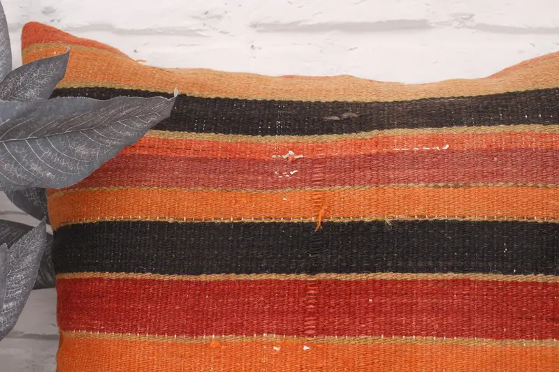 Vintage yastık, 20x20 kırmızı yastık, kabile yastık örtüsü, pastel yastık sham, atma Kilim yastığı, otantik yastık örtüsü, yastık örtüsü, Türk yastığı - 2