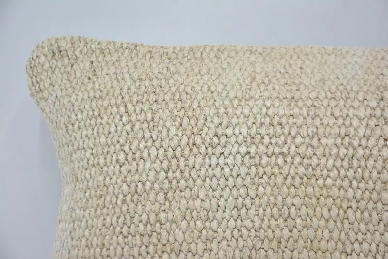 12x24 Beige Cushion Cover, Pillow Sham, Vintage Kilim Throw Pillow, Comfy Throw Pillow Sham, Boho Pillow Sham Cover, Kilim Pillow - 2