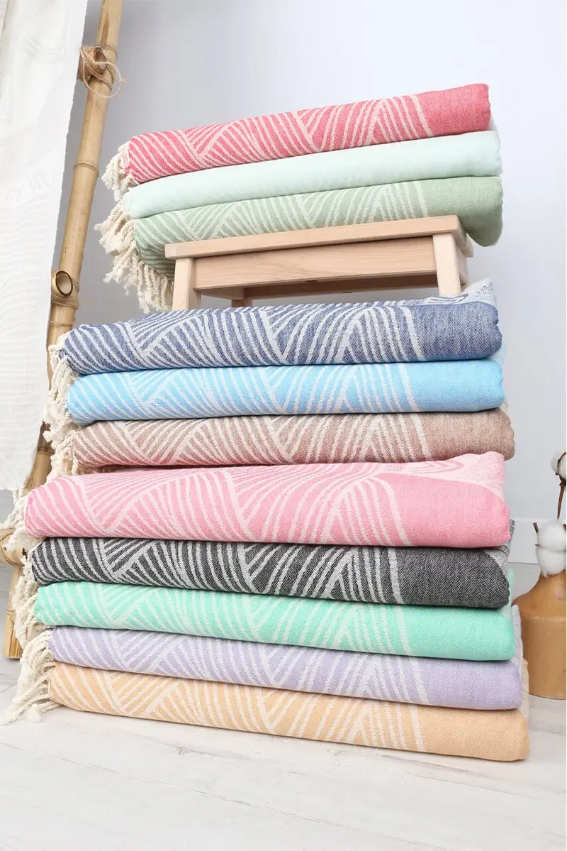 Hauswarmes Geschenk, bestes Strandtuch, 68x40 Baumwollgestreiftes Designtuch, Junggesellengeschenke, Yoga -Handtuch, Hochzeitsgeschenk für Braut, individuelles Hochzeitstuch - 3