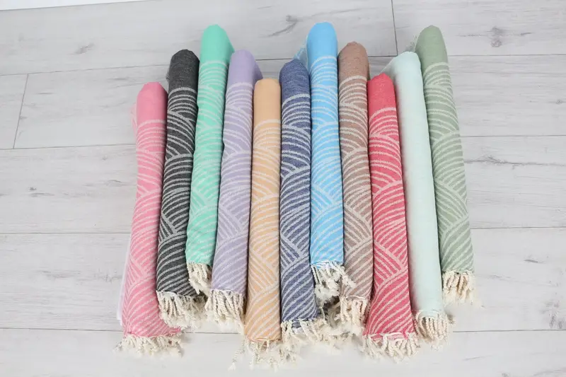 Hauswarmes Geschenk, bestes Strandtuch, 68x40 Baumwollgestreiftes Designtuch, Junggesellengeschenke, Yoga -Handtuch, Hochzeitsgeschenk für Braut, individuelles Hochzeitstuch - 5