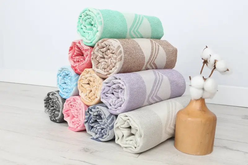 Hauswarmes Geschenk, bestes Strandtuch, 68x40 Baumwollgestreiftes Designtuch, Junggesellengeschenke, Yoga -Handtuch, Hochzeitsgeschenk für Braut, individuelles Hochzeitstuch - 7