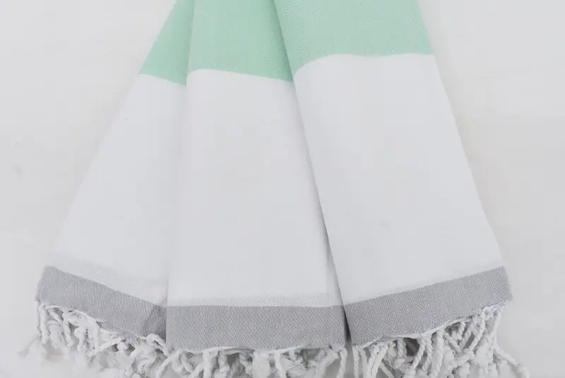 Christmas Favors, Personalized Bridesmaid Gift, 70x40 Cotton Striped Towel, Absorbent Turkish towel, Organic Beach Towel, Custom Beach Towel - 3