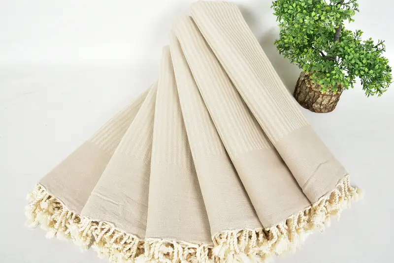 Spa Towel, Lightweight Turkish towel, Bridesmaid Gift, 70x40 Cotton Striped Towel, Quick-dry peshtemal, Embroidery Towel, Bachelor Party Gifts - 4