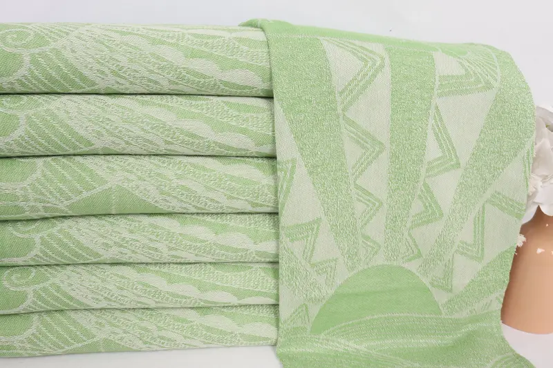 Organic Towel, Personalized Dish Towel, Bathroom Towels, Christmas Gift, Bridesmaid Towel, Monogrammed Hand Towel, 36x18 Cotton Striped Design Towel - 3