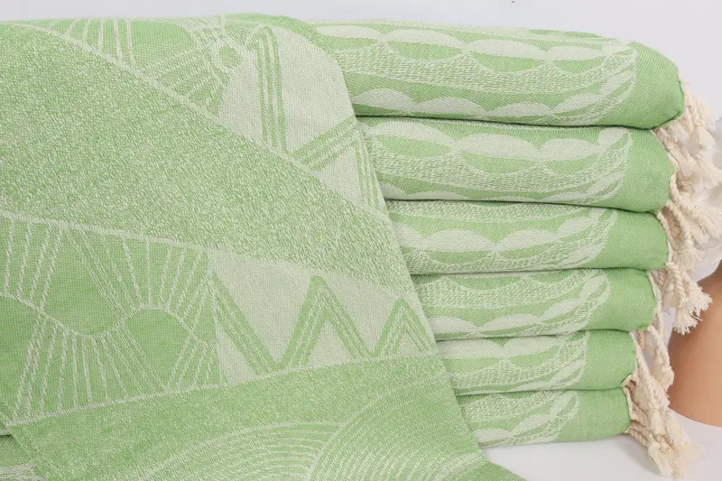 Organic Towel, Personalized Dish Towel, Bathroom Towels, Christmas Gift, Bridesmaid Towel, Monogrammed Hand Towel, 36x18 Cotton Striped Design Towel - 2