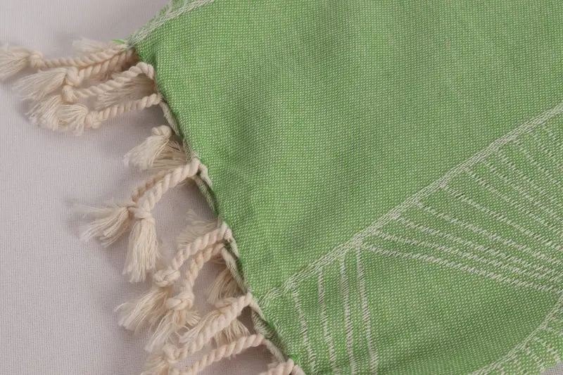 Organic Towel, Personalized Dish Towel, Bathroom Towels, Christmas Gift, Bridesmaid Towel, Monogrammed Hand Towel, 36x18 Cotton Striped Design Towel - 8