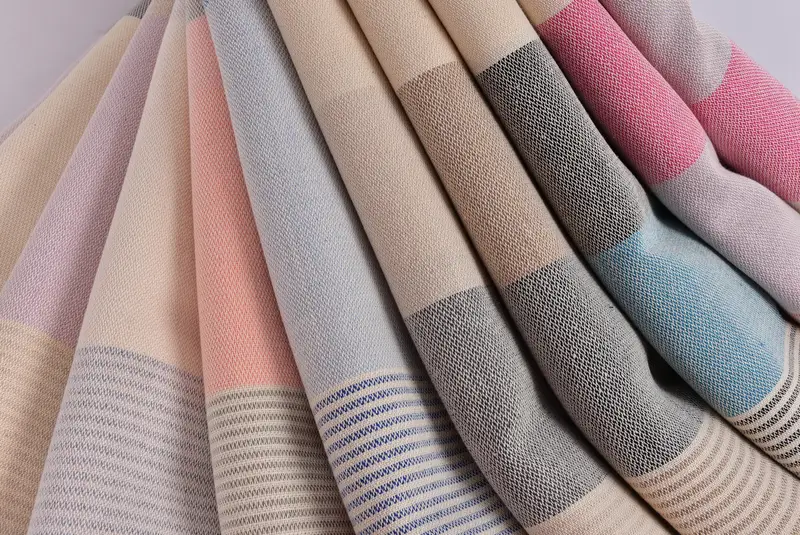 Beach Towel Bulk, Peshtemal, Holiday Towel, Organic towel, Personalized Beach Towel, Turkish bath towel, 70x40 Cotton Striped Towel, Pool Towels - 5