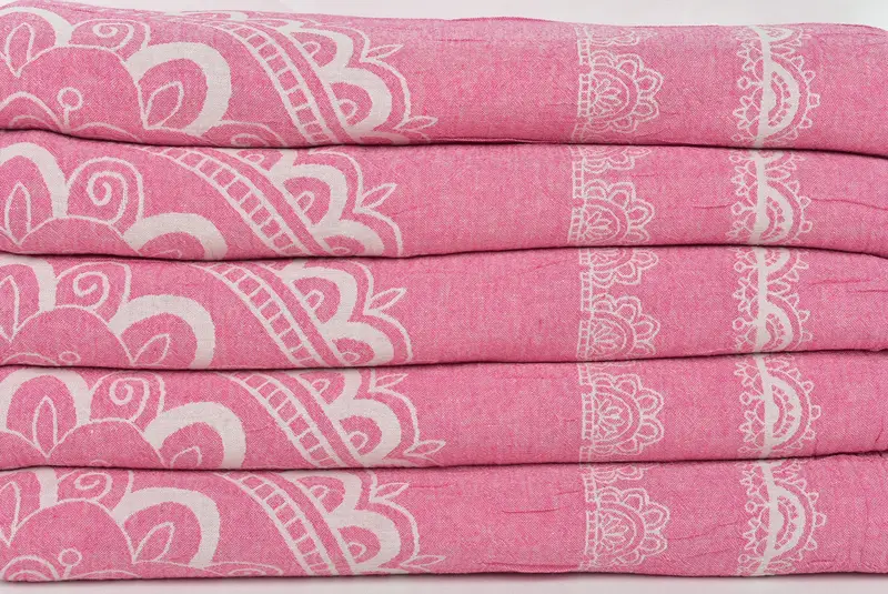 Bridesmaid Proposal Gift, Thanksgiving Tablecloth, Tablecloth, Personalized Gifts, Decorative Blanket, 88x80 Cotton Kilim Design Towel - 3