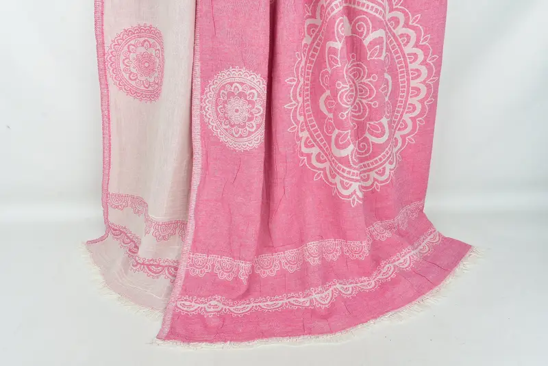 Bridesmaid Proposal Gift, Thanksgiving Tablecloth, Tablecloth, Personalized Gifts, Decorative Blanket, 88x80 Cotton Kilim Design Towel - 8