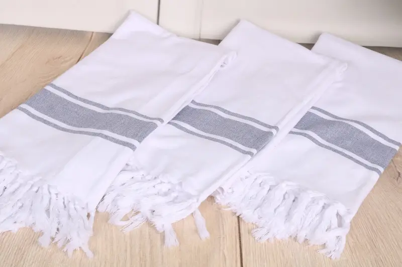 Absorbent Turkish towel, 70x40 Cotton Striped Towel, Bridal Shower Gifts, Traditional Turkish peshtemal for hammam, Custom Towel, Gift For Him - 6