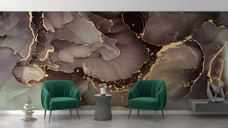 3d Wall Paper, Wall Paper Peel and Stick, Paper Wall Art, Modern Marble Wall Art, Abstrac tMArble Wall Poster, - 5