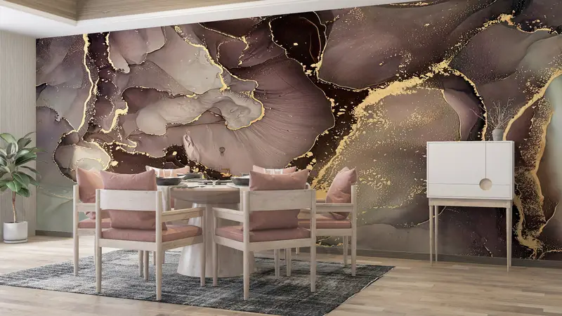 3d Wall Paper, Wall Paper Peel and Stick, Paper Wall Art, Modern Marble Wall Art, Abstrac tMArble Wall Poster, - 6